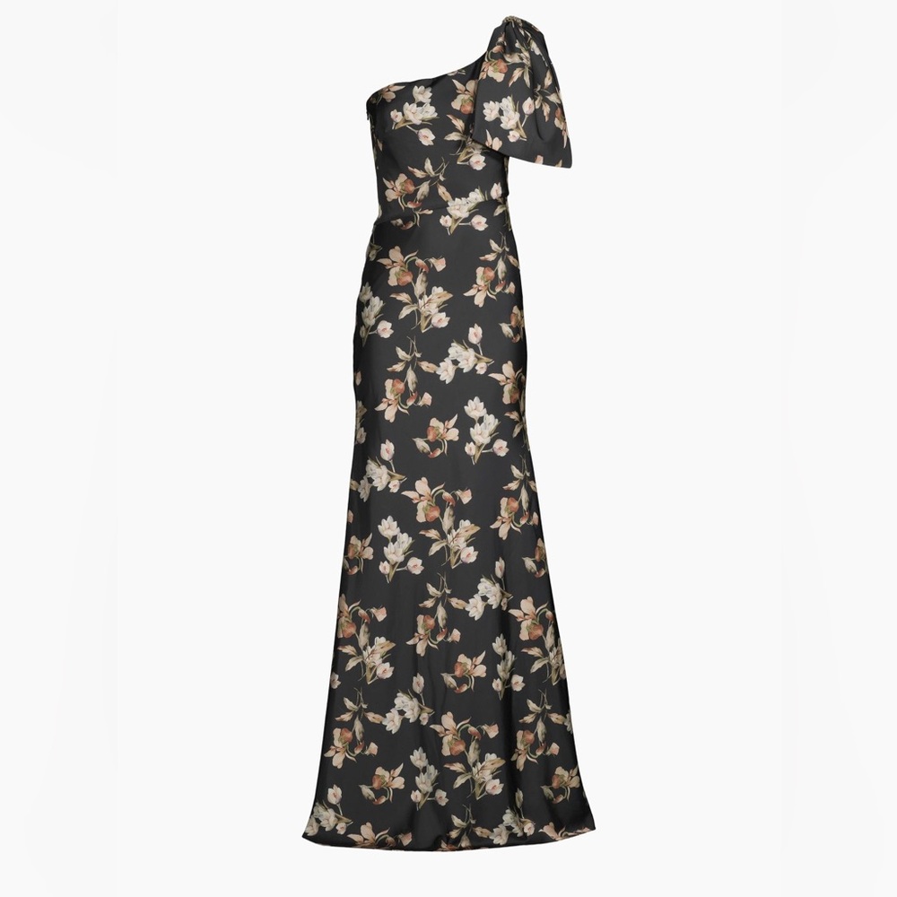 Sachin + Babi Aubrey floral one shoulder gown - Picture 12 of 14